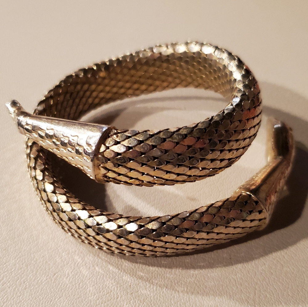 Vintage snake bracelet bangle arm wrap